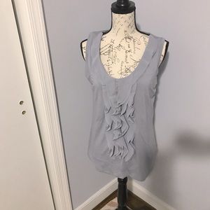 Beautiful Gray Ruffled top